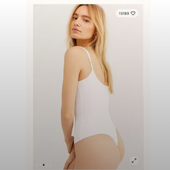 FREE PEOPLE Basique Bodysuit (S) |*BODYCON FIT w BUTTONS to USE BATHROOM; LINED* - Picture 4 of 7